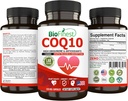BioFinest CoQ10 Coenzyme Q10 100mg Suplemento - Rapid Release Fast Absorption - Immune Heart Energy Antioxidant (120caps)