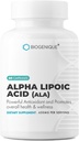Alfa Lipoic Acid 650mg, apoya la salud antioxidante y la salud general, promueve la salud general y el bienestar, 60 cápsulas ALA - Hecho en EE.UU. - Vegan, no GMO, Gluten Free