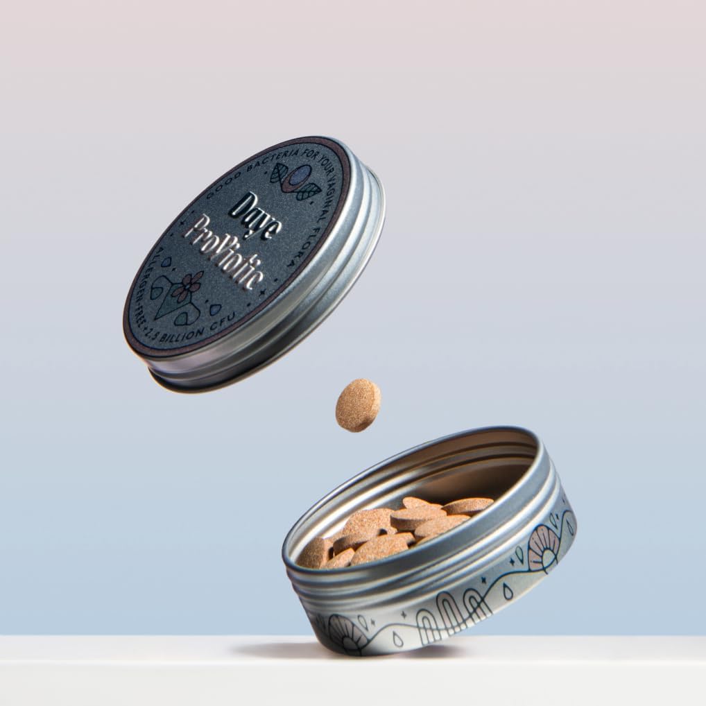 DAYE ProViotics: Womens Probiotic for pH Balance. Probióticos vaginales femeninos. Lactobacillus Plantarum Probiotic Contiene 2.5 Billiones en vivo. Apoya Vaginal saludable y Microbioma Gut.