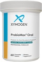 Probióticos orales XYMOGEN para Gum Health + Cuidado dental - ProbioMax - Probióticos dentales para un ratón saludable con bifidobacterium Lactis (60 Tabletas)