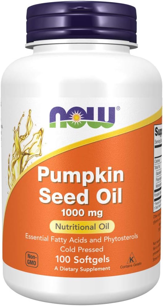 Ahora Pumpkin Seed Oil 1000 mg 100 softgels