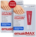 Ungüento de tratamiento de hongos de uñas EMUAIDMAX - Potente tratamiento de hongos de uñas naturales " Toenail para infecciones fúngicas resistentes, reduce la picazón " , tamaño de on-the-Go, 0,35oz, 2 Pack