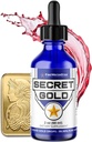 FWS Colloidal Gold Liquid Drops, Ascension Meditation Espirit Aid Brain Boost, Enhance Awareness Clarity Dreams Intuition, Made from 99.99% Pure Swiss Gold, 100 ppm, Ruby Red, Real 24K