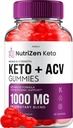 NutriZen Keto ACV Gummies - Advanced Formula Nutri Zen Keto Plus ACV Gummies Apple Cider Vinegar Keto Nutrizen ACV Gummies Suplemento dietético Comentarios Hombre Mujeres (60 Gummies)