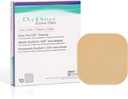 ConvaTec DuoDERM Extra Thin Control Gel Fórmula 4"x4" Hidrocolloide Sterile Adhesive Dressing for Superficial Wounds, Low Friction, Latex-Free, Waterproof, Square, Beige, 10ct Box