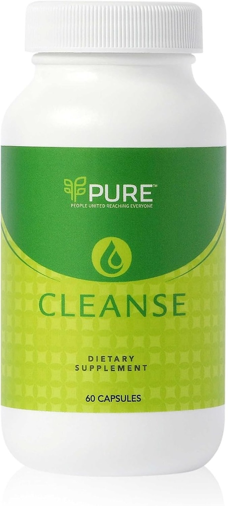 PURE Live Cleanse ← Fórmula Vegana para una mejor digestión &amp; Alienta a Gut Health - Non-GMO - 60 cápsulas
