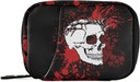 Cool Caja de píldoras de Halloween 7 días caja de píldoras de viaje bolsa de organizador con cremallera Portable caja semanal tamaño compacto para el sujetador de vitamina suplemento