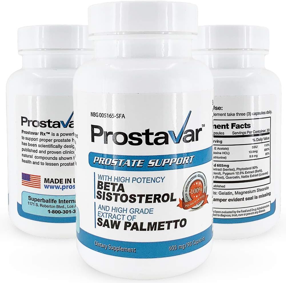 Prostate Support with Saw Palmetto 605mg - 630 Capsules - 7 Month Supply