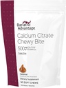 Bariatric Advantage Calcium Citrate Chewy Bites 500 mg - Highly Absorbable & Digestible - Vitamina D3 - Suplemento Calcium Fácilmente Chewable - Caramel Flavor - 90 Cuenta