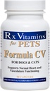 Rx Vitaminas Fórmula CV para perros &amp; gatos - Cat and Dog Heart Health - Feline & Canine Cardiac Support - 90 ct