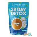 Skinny Boost Evening Detox Tea-14 Tea Bags Total, Admite Detox y Cleanse, Reducir Bloating, 100% All Natural, Vegan, Non GMO