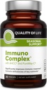 Complejo de calidad de vida inmuno – Incluye extracto de hongos AHCC, vitamina C, vitamina D3, cobre, zinc