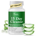 DR VITAMIN SOLUTIONS 15 Day Gut Cleanse Detox for Women, GLP-1 Support - Natural Colon &amp; Detox Cleanse for Weight Loss - Bloating &amp; Constipation Relief - Flushes Toxins & Supports Immunity - 30 Ct.