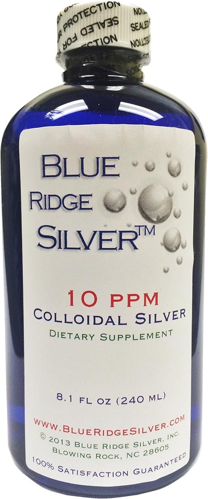 10 ppm 8 oz Colloidal Silver Natural Immune Apoyo Salud Suplemento
