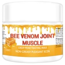 Terapia del veneno de abeja orgánica suero, junta profesional " crema de liberación del músculo " - 24 horas relajante liberación efectiva para la espalda, cuello, mano, pie, rodilla, músculo, hombro, cadera, nervios