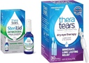 TheraTears SteriLid Eyelid Cleanser and Dry Eye Therapy Lubricant Eye Drops Bundle, 2 fl oz y 30 Vials