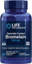 Extensión de vida Bromelaina especialmente preparada, Extracto de piña, Salud Conjunta, Confort Conjunto, Vegetariano, Libre de gluten, No GMO, 500 mg, 60 Tablets computados en ático