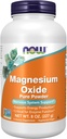 NOW Foods Supplements, Magnesium Oxide, Enzyme Function*, Nervous System Support*, 8-Ounce