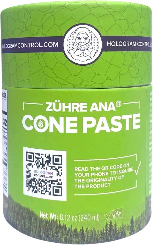 Pine Cone Paste - Alpha Pineen Ayuda con la escasez de Respiración Alivio, Tosamiento de Síntomas, Apoyo Inmunitario & Enhanced Energy (8 oz) 8.0 Fl Oz