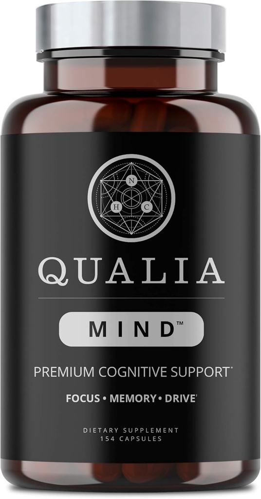 NEUROHACKER COLLECTIVE Qualia Mind Nootropics 154 ct | Top Brain Supplement for Memory, Focus, Mental Energy
