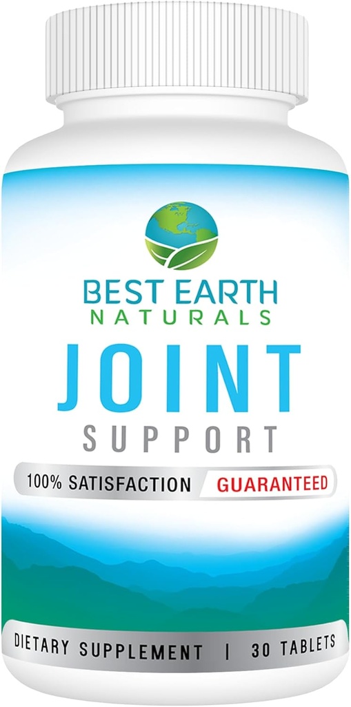 Best Earth Naturals Joint Support- Glucosamine, Condroitin, MSM " Special Vitamins " Nutrients for Back, Hip " Joint Support - Joint Supplement for Joints, Muscle " Flexibility 30 Day Supply