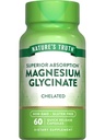 La verdad de la naturaleza Magnesium Glycinate Capsules Silencio 200mg Silencio 60 Conde vivir Chelated Superior Absorption Fórmula ← Non-GMO &amp; Gluten Free Supplement