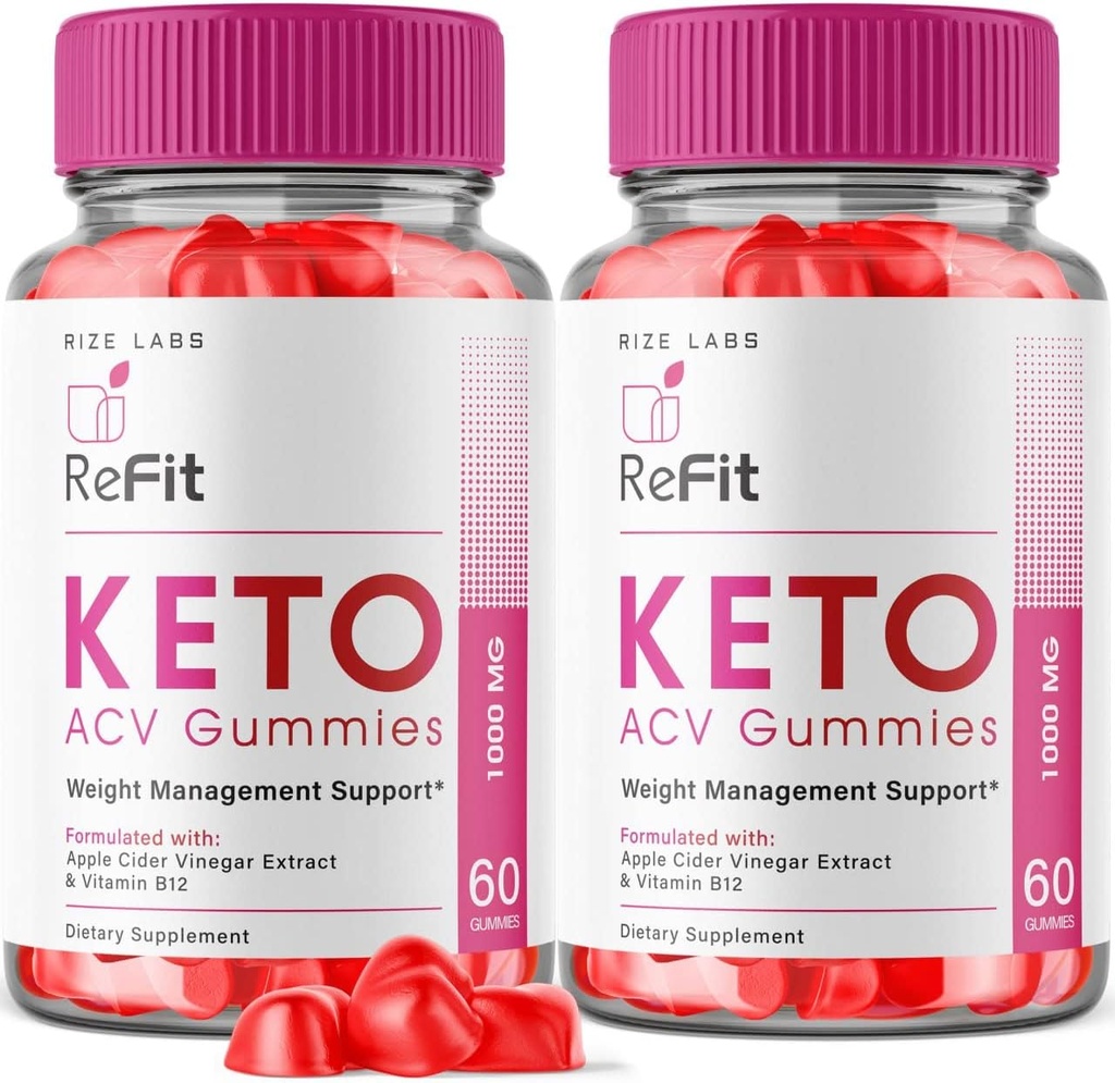 rize labs - Refit Keto ACV Gummies for Advanced Weight Loss with Apple Sider Vinegar, Supplement, Helps in Reducing Belly Fat, for Extra Strength (120 Gummies)