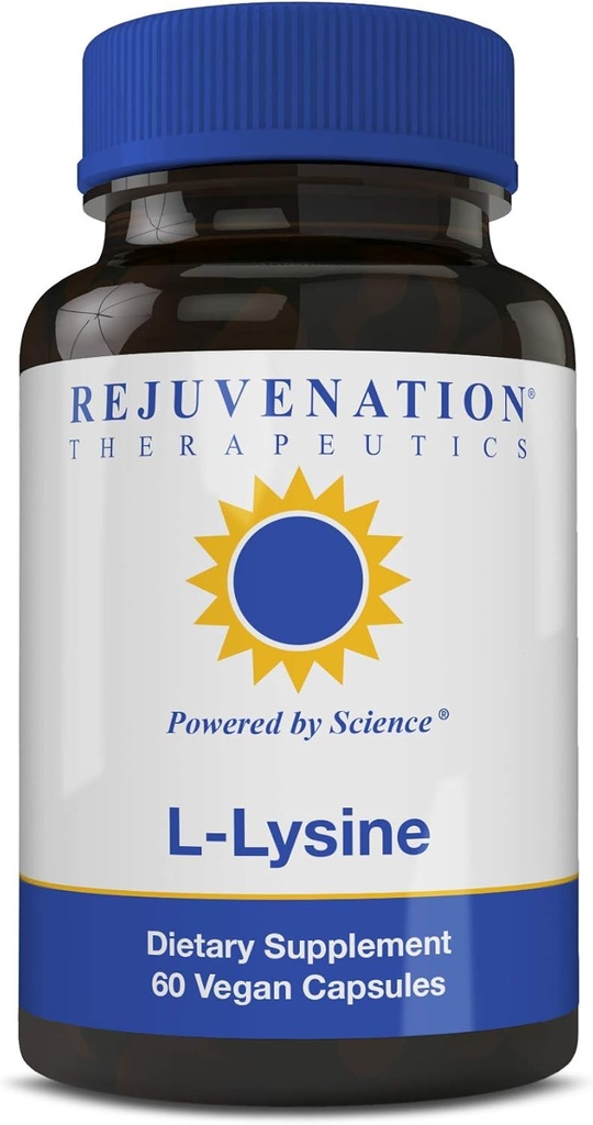 Rejuvenecimiento Terapéutica - L-Lysine, apoya la piel sana (60 cápsulas veganos, 500 mg)