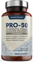 Vitamina Bounty Pro-50 Probióticos 50 Billones CFU para Hombres de Mujeres - 13 Multi Strain Probiótico + Prebiótico - Suplementos de Salud Digestivos para Gut Health Support - Delayed Release Capsules for Men &amp; Women
