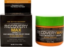 RecuperaciónMax – Post Workout Cream – Para el uso en el programa de entrenamiento de fitness para la recuperación del músculo de la velocidad – Reducir la calma muscular - Volver al ejercicio más rápido –Recovery Suplemento – 3.5 oz