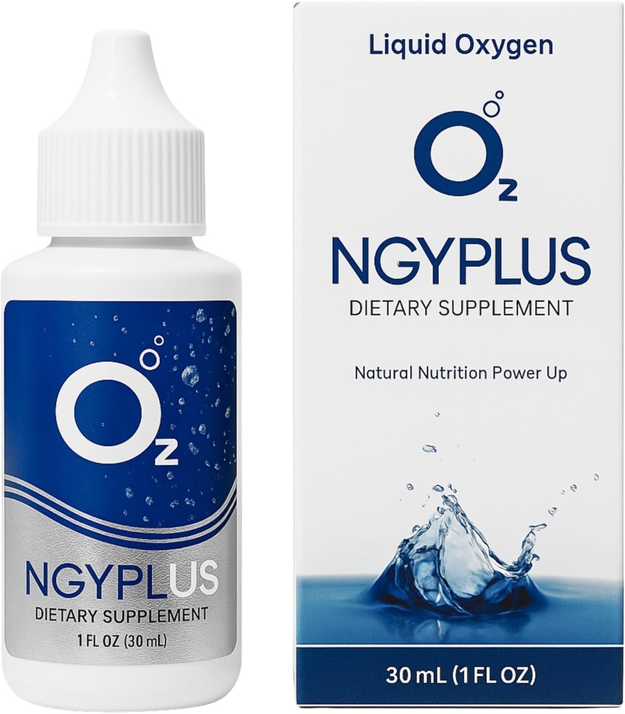 O2 Oxígeno líquido - Suplemento dietético - Su última fórmula de salud y bienestar con energía sílica!