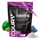 COURA Creatine Monohydrate Lemon-Berries Flavor - 450g - Suplemento Deportivo - Fuerza y resistencia - Ideal para entrenamientos intensos - Gluten Gratis - Botella Gratis