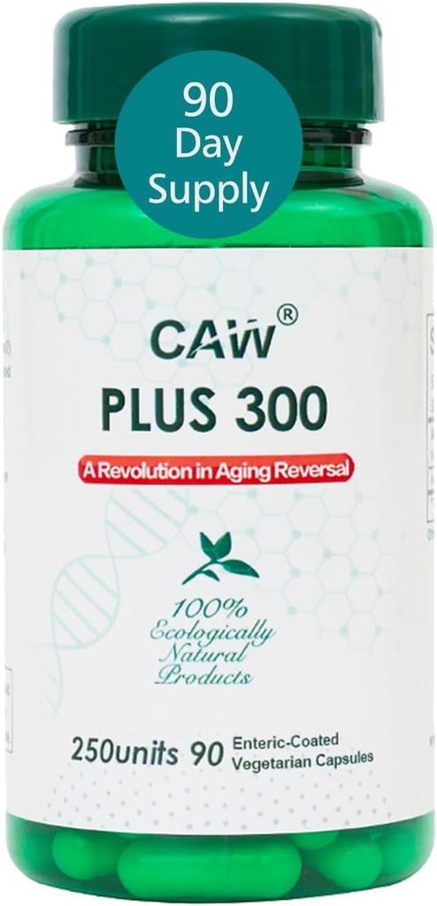 CAW Diferente Cycloastragenol Totalmente Disolución Fácil de Celular más 300 Water-Solubility Cycloastragenol 90 Capsules 1 Bottle