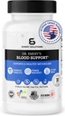 Dr. Emery’s Blood Support - Replenishes Vital Nutrients, CoQ10, B6, B9, B12 Vitaminas, Non GMO, All Natural, Keto Friendly - 30 cápsulas