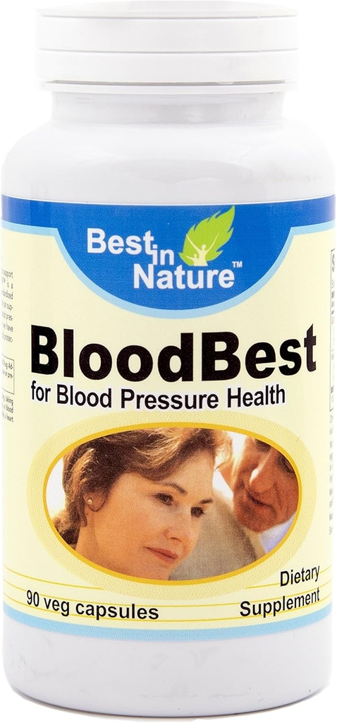 Bloodbest - Health Pressure Health con MegaNatural®-BPTM, soporte cardiovascular*, 90 cápsulas Veg