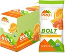 PROBAR - BOLT Organic Energy Chews, Orange, Non-GMO, Gluten-Free, USDA Certified Organic, Healthy, Natural Energy, Fast Fuel Gummies with Vitamins B &amp; C (12 Count)