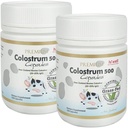 (Pack of 2) Hi Well Premium 100% Puro Nueva Zelanda Bovine Grass-Fed Colostrum 500 120 Capsules