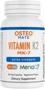Osteo Mate® Vitamin K2 (MK-7) 300 mcg Supplement, Extra Strength, 60 Veg Capsules