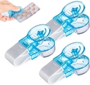Portable Pill Taker, Upgrade Pill Extractor Tool Portable Pill Popper Tool, Pill Popper para Blister Packs, Portable Travel Tablet Dispenser Pills Extractor Tool Household Gadgets (3pcs)