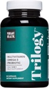 Vibrant Health, Trilogy, Probiotic Multivitamin con una Blend Essential de Omega-3, Vitamina A, B12, C, D3, E, Selenium, Magnesium & Zinc, 30 Servings