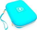 CASEMATIX 8" Turquoise Asthma Inhaler Case for Travel Fits Spacer, Máscara y Accesorios, Incluye sólo Caso