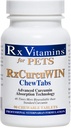 Rix Vitaminas CurcuWIN Curcumin for Pets - Cat Immune Support - Dog Digestive Support - 90 ct