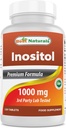Mejores Naturales Inositol 1000mg 120 Tabletas - También llamada vitamina B8