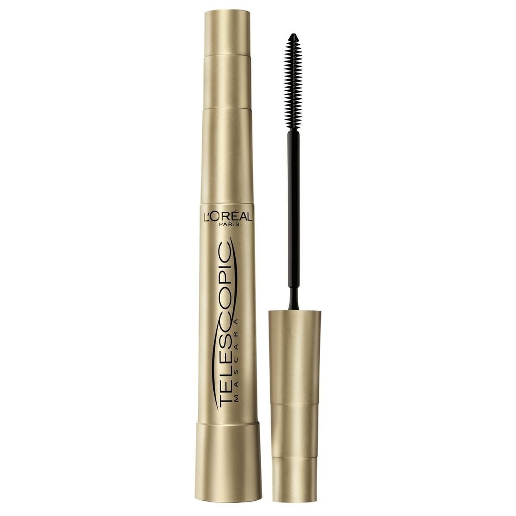 2 x L'Oreal Paris Telescópico Alta Precisión Flexible 8ml Mascara - Negro
