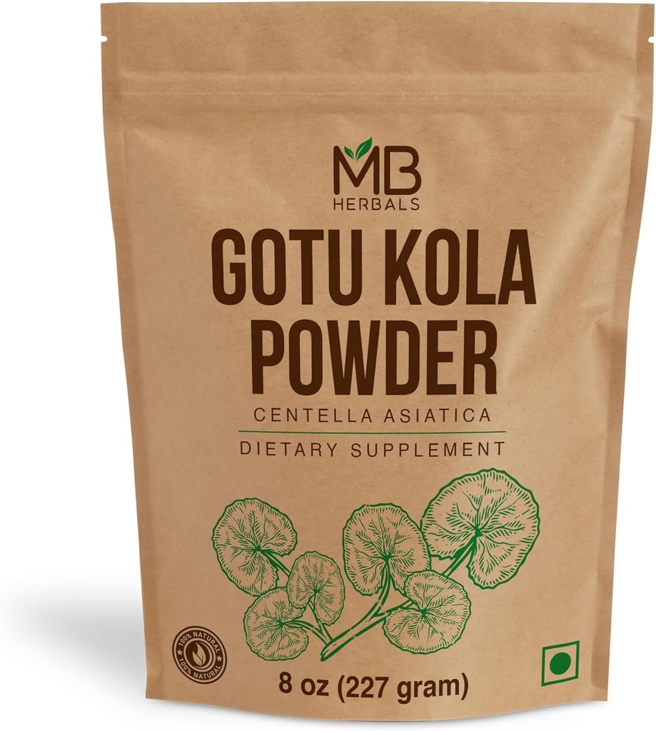 MB Herbals Gotu Kola Powder 8 oz (0,5 lb / 227 Gram)