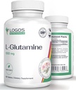 L Glutamine 1000mg Silencioso Suplemento dietético para Tissues musculares ← No GMO L-Glutamina para Gut Health y Lining Silencio Píldoras desfavoradas (100 Conde)