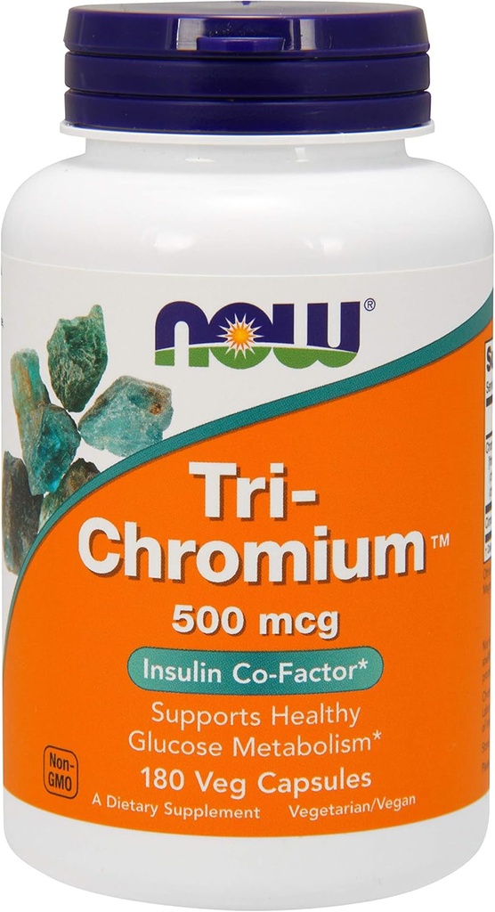 AHORA Alimentos - Tri-Chromium 500 mcg. - 180 cápsulas vegetarianas