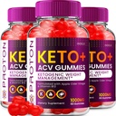 (3 Pack) Proton Keto ACV Gummies Advanced, Proton Keto + ACV Gummies 1000mg, Protein Keto + ACV Apple Cider Vinegar Gummy Proton Gummies Comentarios, Proton Keto+ACV Vitamina B12 (180 Gummies)
