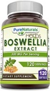 Pure Naturals Boswellia Extract | 500 Mg | 120 Softgels Supplement | Non-GMO | Gluten Free