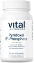 Vital Nutrients Pyridoxal-5 Phosphate | Activated Vitamin B6 | Methylated B6 for Metabolism, PMS, and Menstrual Support* | High-Potency P5P Supplement | Gluten, Dairy, Soy Free | 90 Capsules
